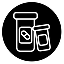 Pill bottle icon
