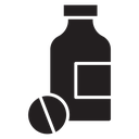Pill bottle icon