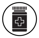 Pill bottle icon