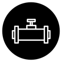 Pipe valve icon