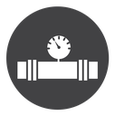 Pipe valve icon