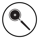 Pizza cutter icon