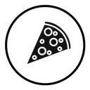 Pizza slice icon