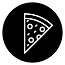 Pizza slice icon