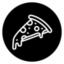 Pizza slice icon