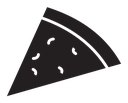 Pizza slice icon