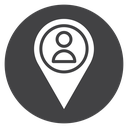 Placeholder Black Filled icon