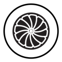 Plane turbine icon