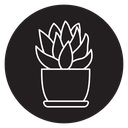 Plant pot icon