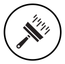 Plastering process icon