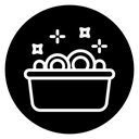 Plate washing icon