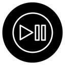 Play pause icon