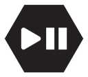 Play pause icon