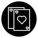 Playing cards icon