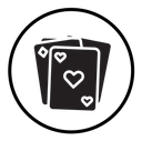 Playing cards icon