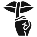 Please do quite pssst icon