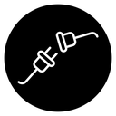 Plug connection icon