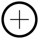 Plus Black Filled icon