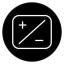 Plus minus 2 icon