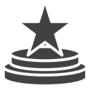 Podium star icon