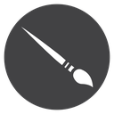 Pointed Tip Paintbrush icon