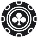 Poker chip 3 icon