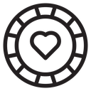 Poker chips icon