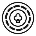 Poker chips icon