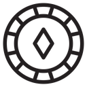 Poker chips icon