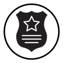 Police badge icon