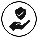 Policyholder Shield Hand icon