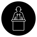 Politician Speaker icon