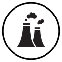 Pollution Black Filled icon