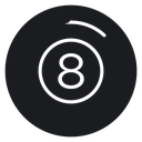 Pool 8 ball 3 icon