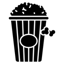 Popcorn Striped Bucket icon