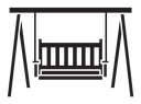 Porch swing icon