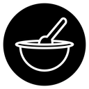 Porridge baby cereal icon