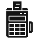 Pos terminal Black Filled icon