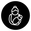 Postnatal care icon