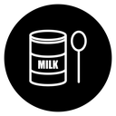 Powdered milk icon