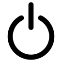 Power Button Rounded icon