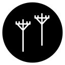 Power pole icon