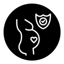 Pregnancy insurance icon