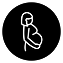 Pregnant woman icon