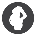 Pregnant woman icon