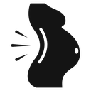 Pregnant woman backache (2) icon
