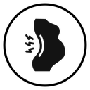 Pregnant woman backache (2) icon
