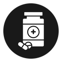 Prescription bottle icon
