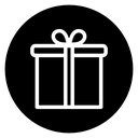 Present gift box icon