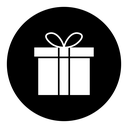 Present gift box icon